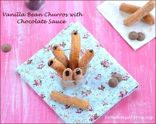 Churros filled with chocolate sauce churros-filled-with-chocolate-sauce