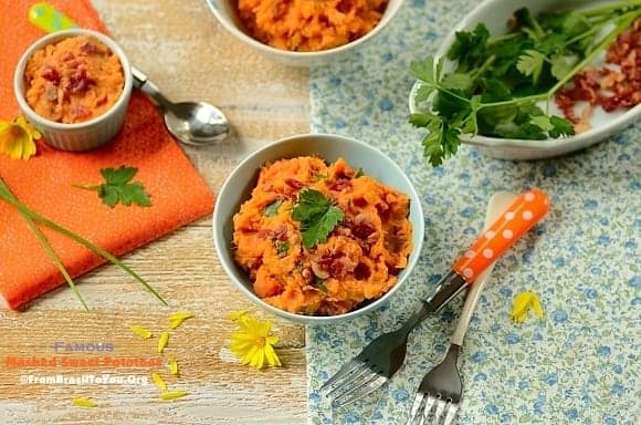 Famous Mashed Sweet Potatoes with Coconut Milk, Bacon, and Cilantro mashed-sweet-potatoes