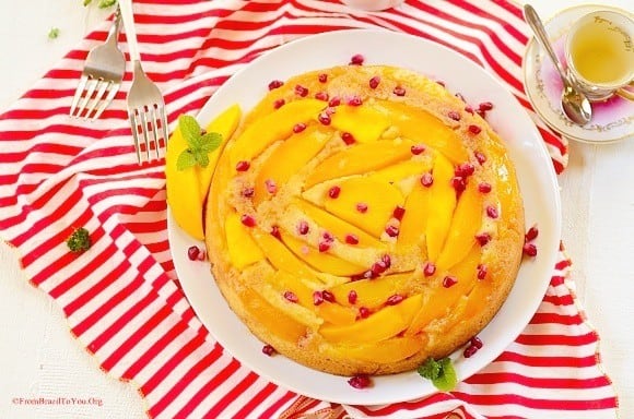 Mango Upside Down Cake Mango-upside-down-cake