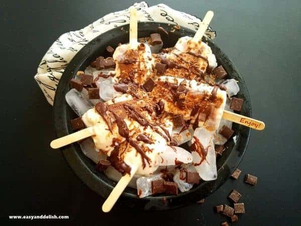 Nutella swirl sweetened condensed milk popsicles — featured image Nutella-swirl-sweetened-condensed-milk-popsicles