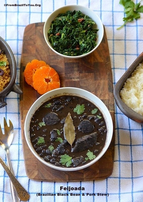 Feijoada (Brazilian Black Bean & Pork Stew) -- The best beans that you will ever have!!!