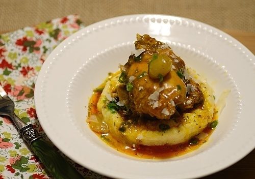 Polenta with Rustic Chicken Stew Polenta-with-rustic-chicken-stew