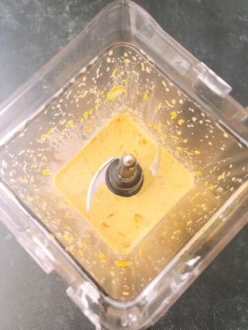 batter in a blender