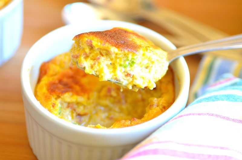 Butternut-squash-beef-jerky-souffle, Suflê-quibebe-carne seca