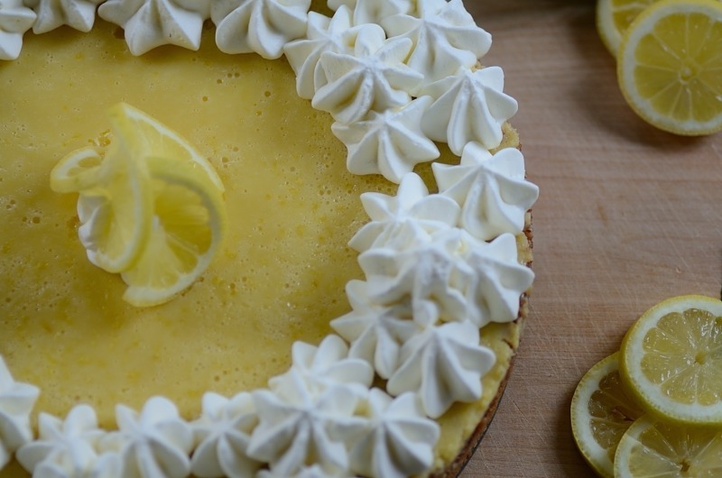 A close up of the dessert topped with whipped cream