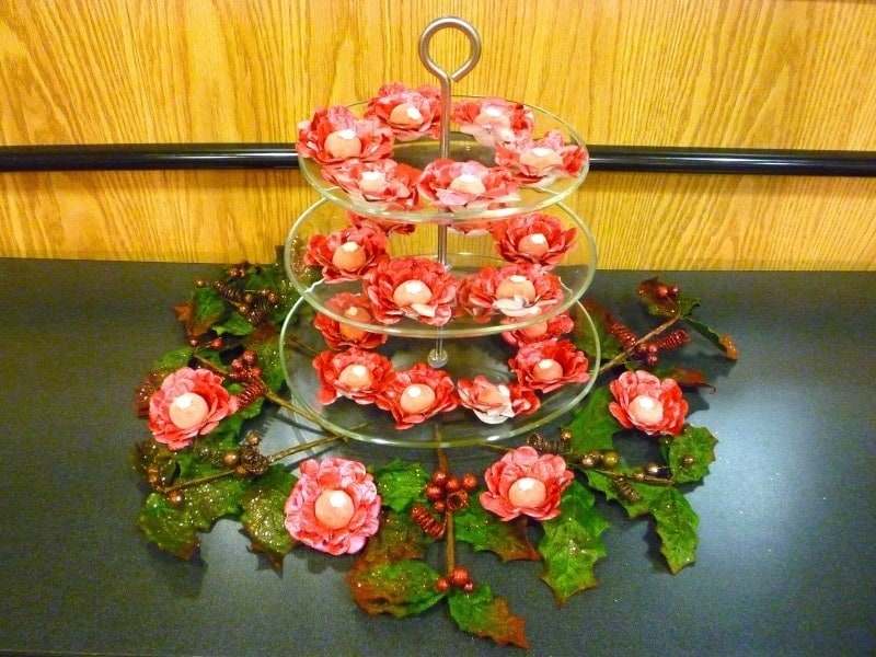 candies in trays