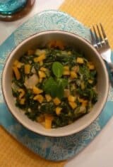 Spinach-in-coconut-milk, Bredo-no-coco