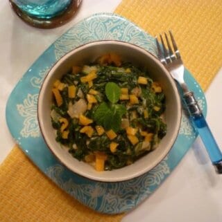 Spinach-in-coconut-milk, Bredo-no-coco