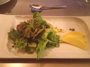 A plate of salad