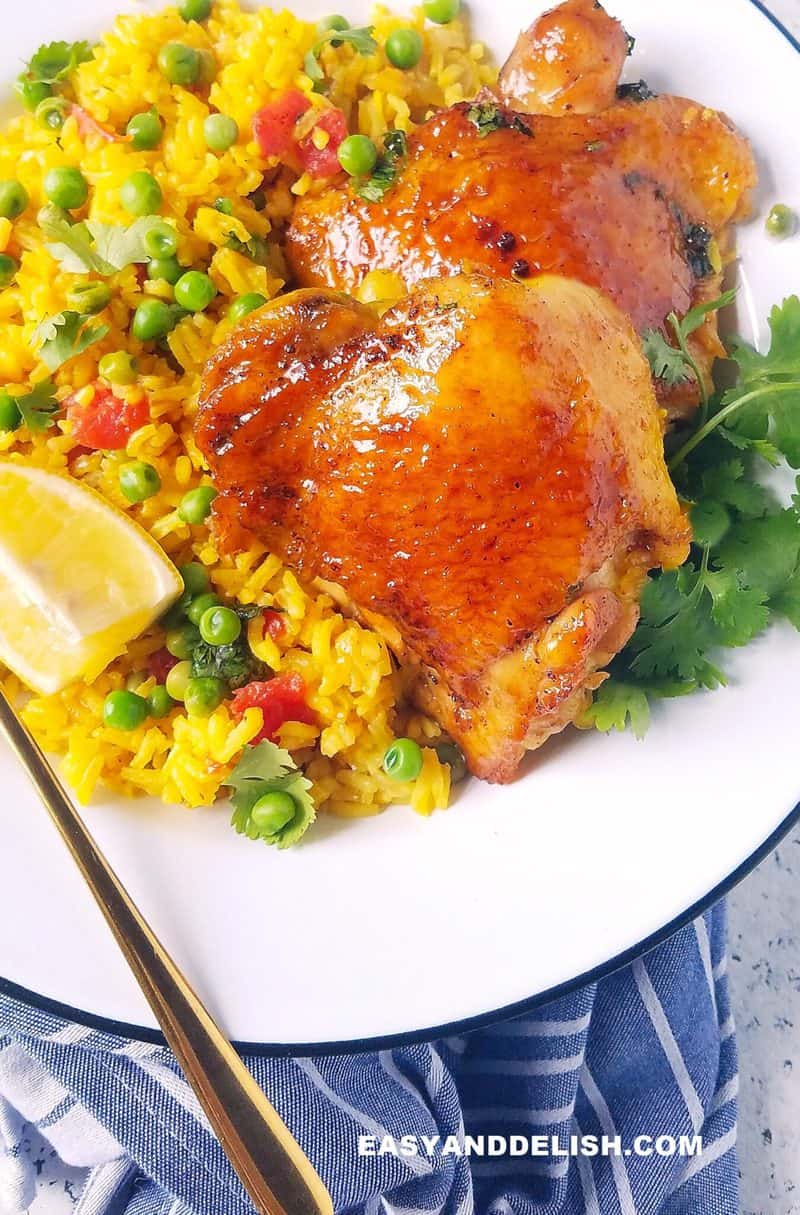 close up of the Brazilian food dish a plate