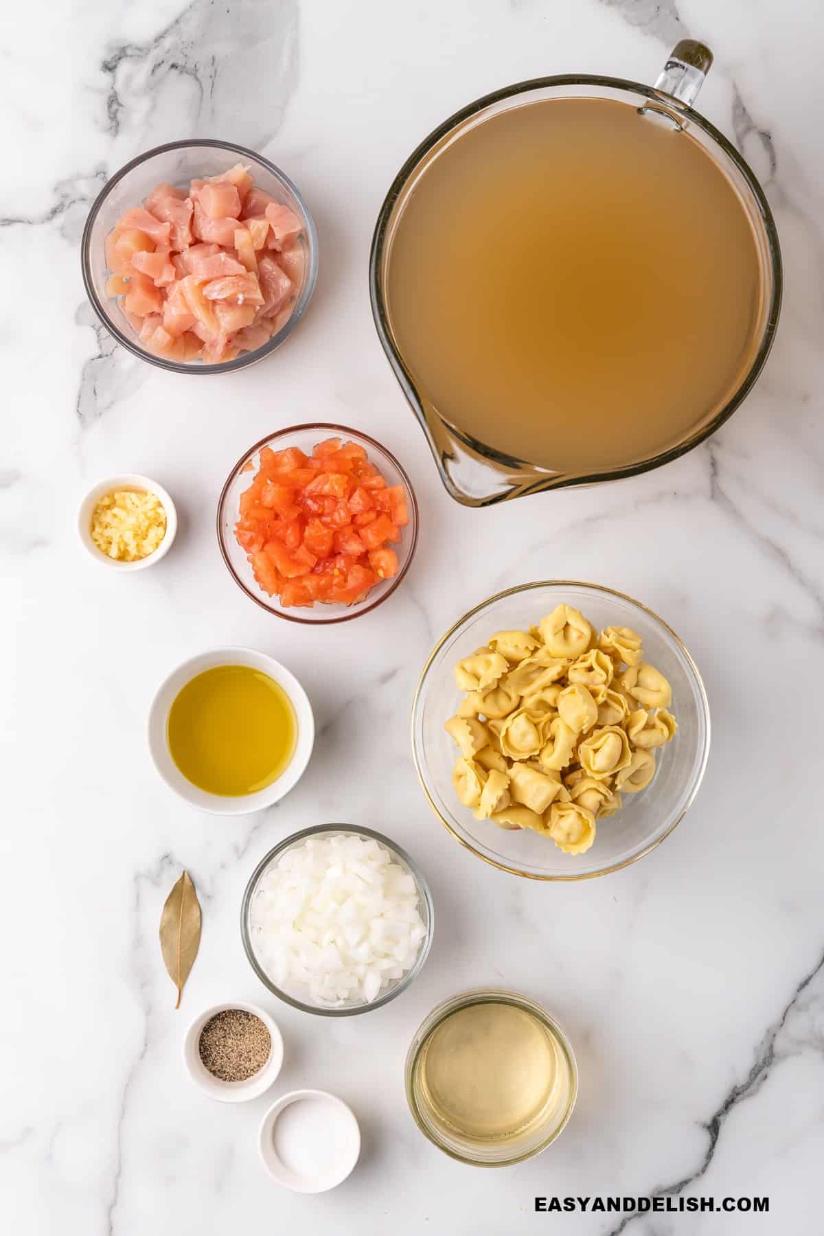 ingredients on a table