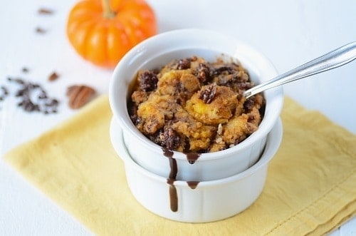 Chocolate-Pumpkin-Pecan Bread Pudding Chocolate-Pumpkin-Pecan Bread Pudding