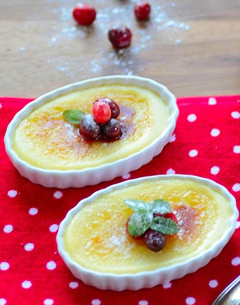 corn creme brulee in ramekins