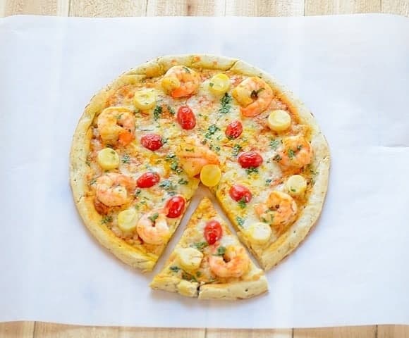 Shrimp Pizza - Easy and Delish