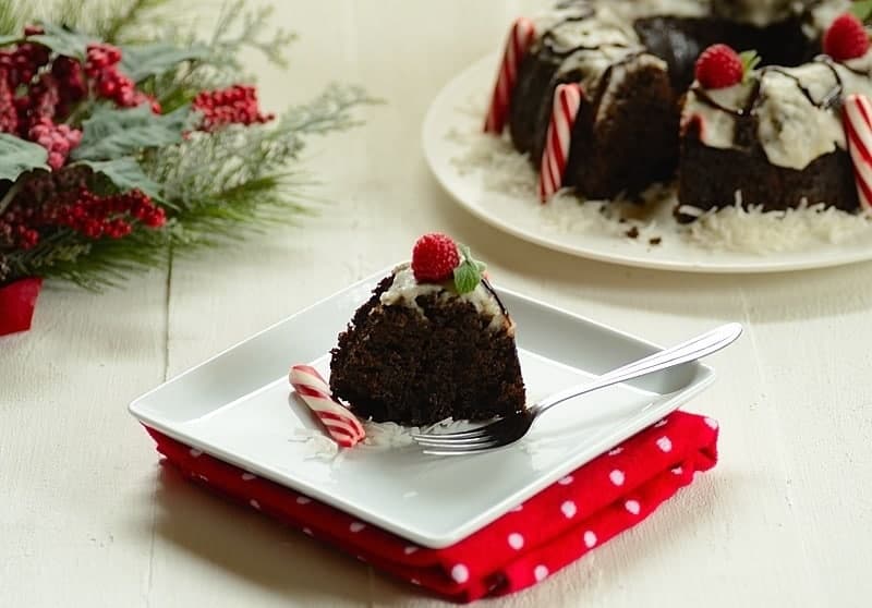 Chocolate-Prune Bundt Cake