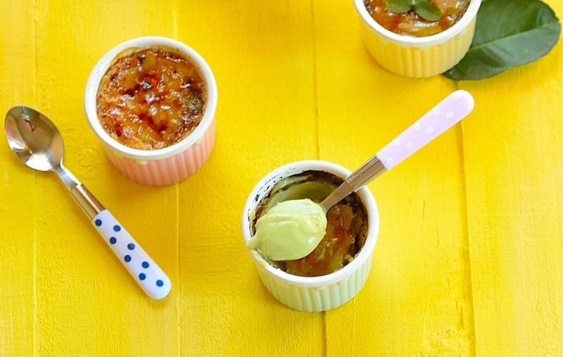 Avocado Creme Brulee Avocado Crème Brûlée