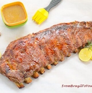 Costela-de-porco-assada or pork ribs