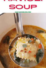 Italian Ravioli Soup