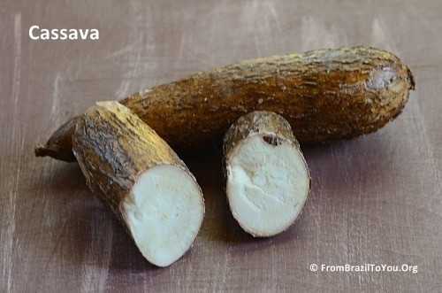Cassava roots
