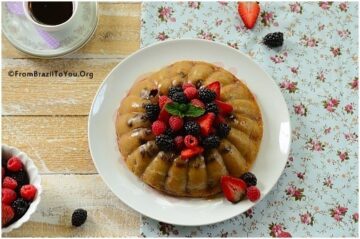 Coimbra style bread pudding