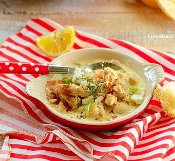 A  bowl of sweet potato chowder