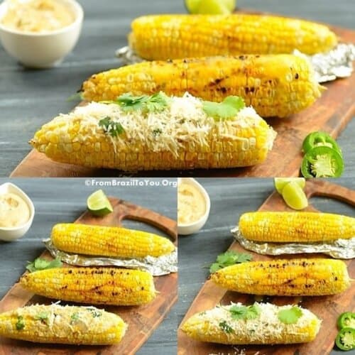 Grilled Corn on the Cob in Foil with JalapenoLime Aioli Easy and Delish