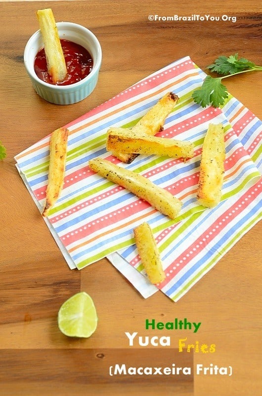 root vegatble sticks on the table with sauce on the side