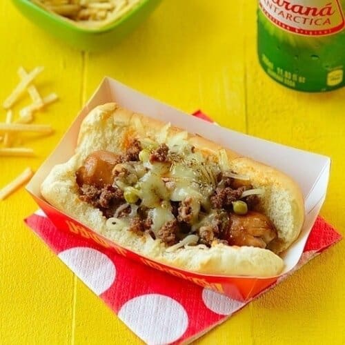 40 tipo de hot dog ao redor do mundo. O Brazil Dog não tem pure