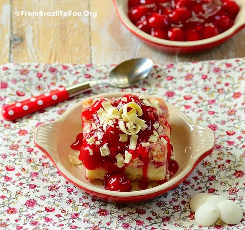 White Chocolate-Cherry Pie Bars