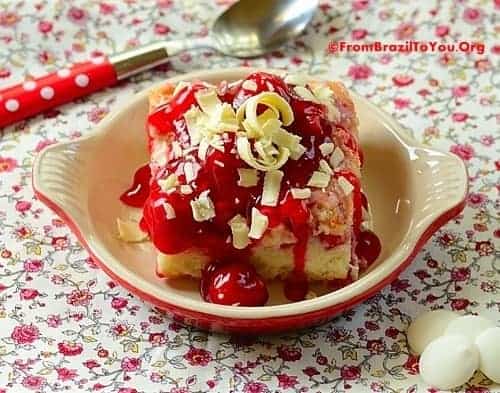 White Chocolate-Cherry Pie Bars