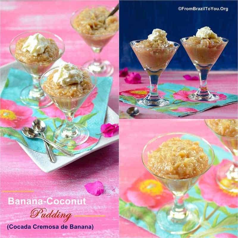 Banana-Coconut Pudding (Cocada Cremosa de Banana) -- A tropical, gluten-free treat that is to die for!