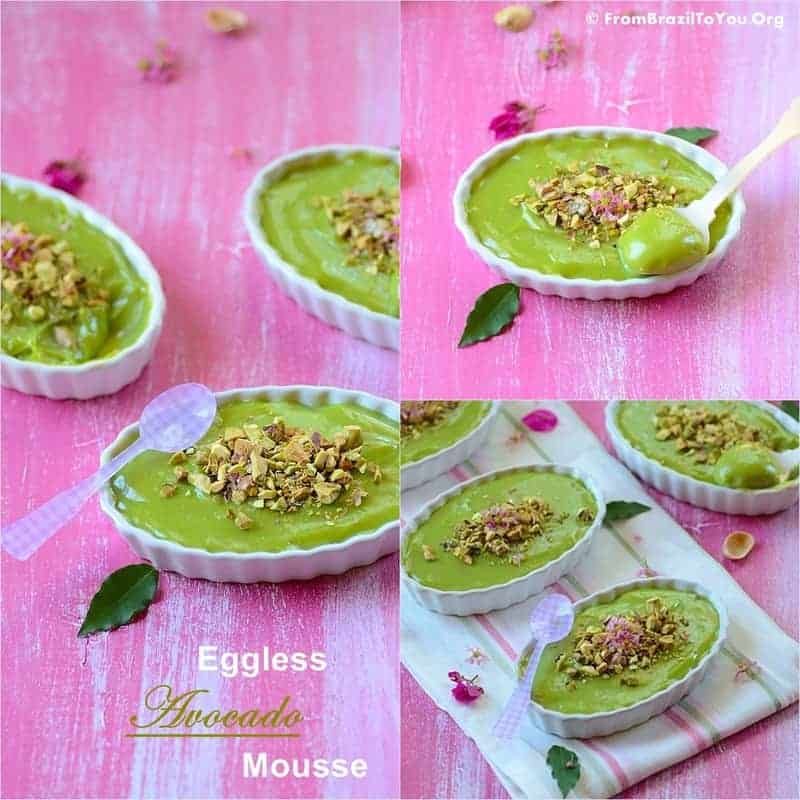 Eggless Avocado Mousse -- Super creamy, delicious, and effortless...An intelligent way to entertaining guests!!!
