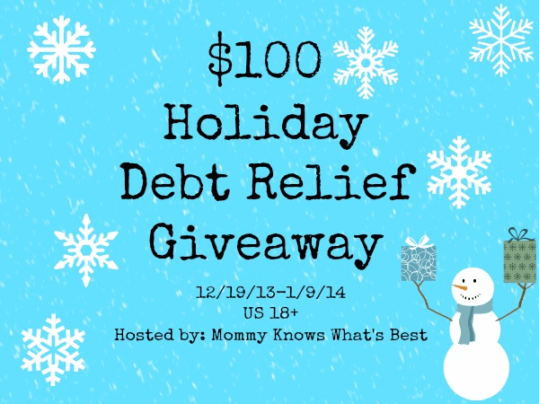 expired one hundred dollar holiday debt relief giveaway advertisement
