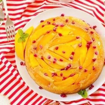 Mango-upside-down-cake