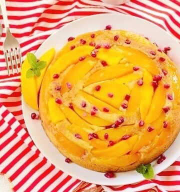 Mango-upside-down-cake