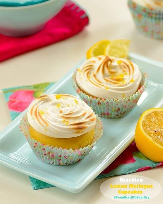 Brazilian Lemon Meringue Cupcakes