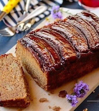 The Best Ever Upside Down Banana Bread - Easy and Delish