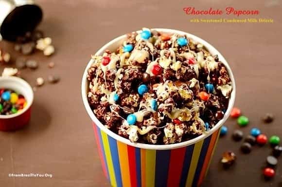A bowl of popcorn