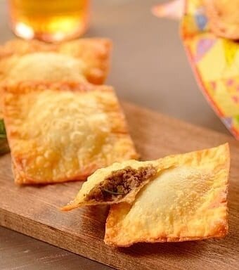 Fried beef empanadas