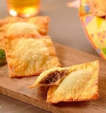 Fried beef empanadas