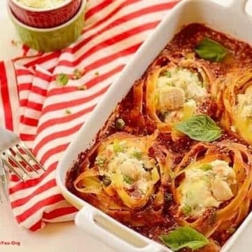Chicken casserole nests
