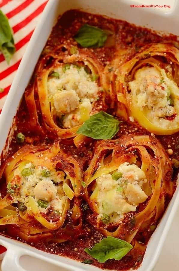 Chicken Casserole Nests