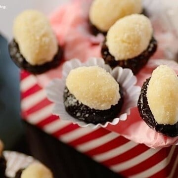olho de sogra candy in truffle cups