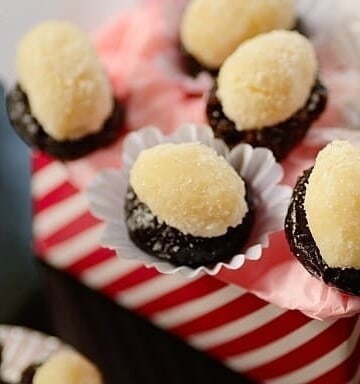 olho de sogra candy in truffle cups