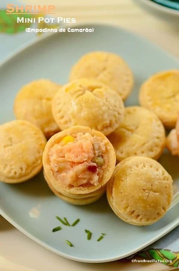 Shrimp Mini Pot Pies (Empadinha de Camarão)