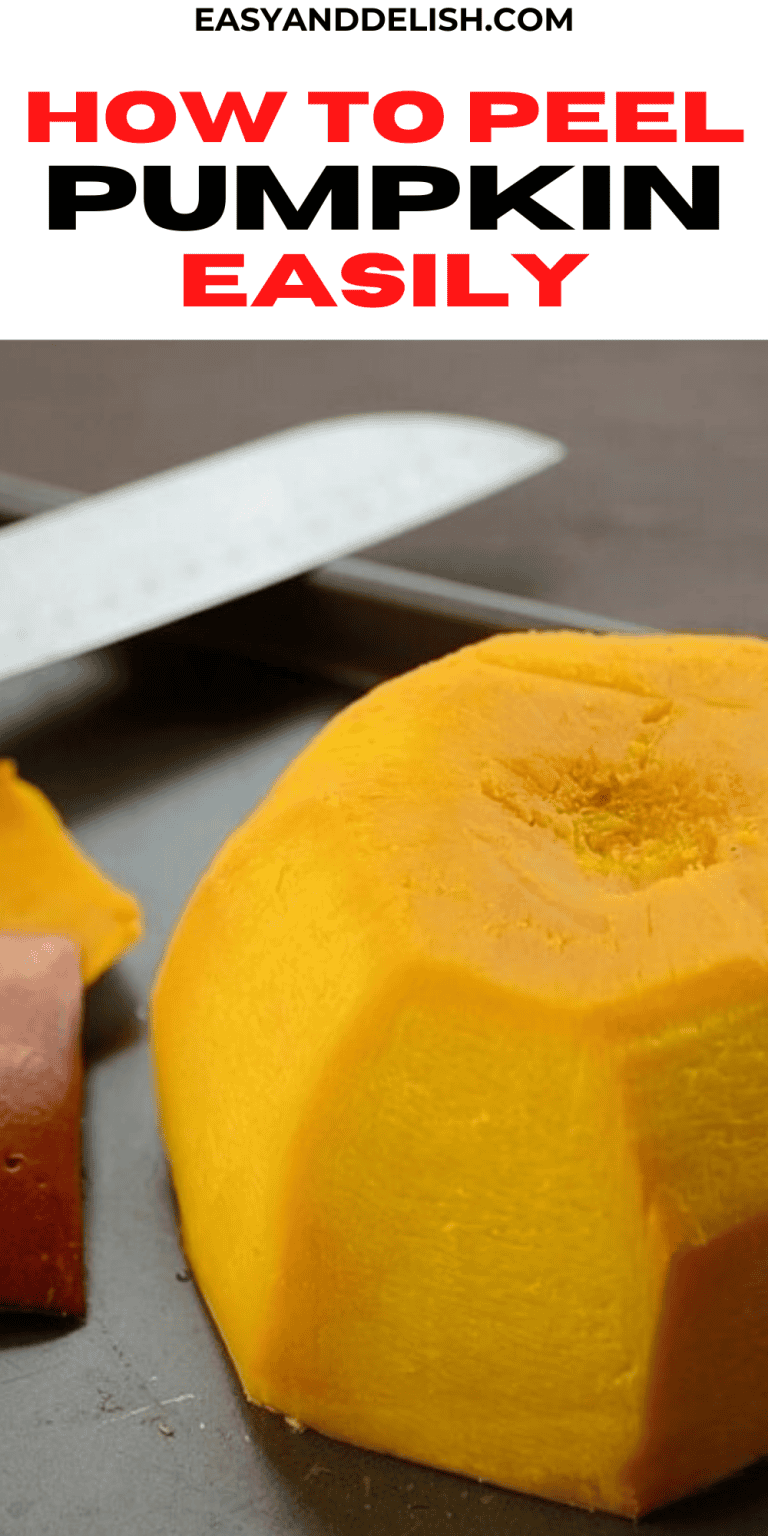 How to Cut and Peel a Pumpkin Easy and Delish
