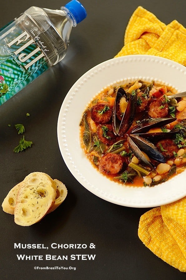 Mussel, Chorizo, and White Bean Stew