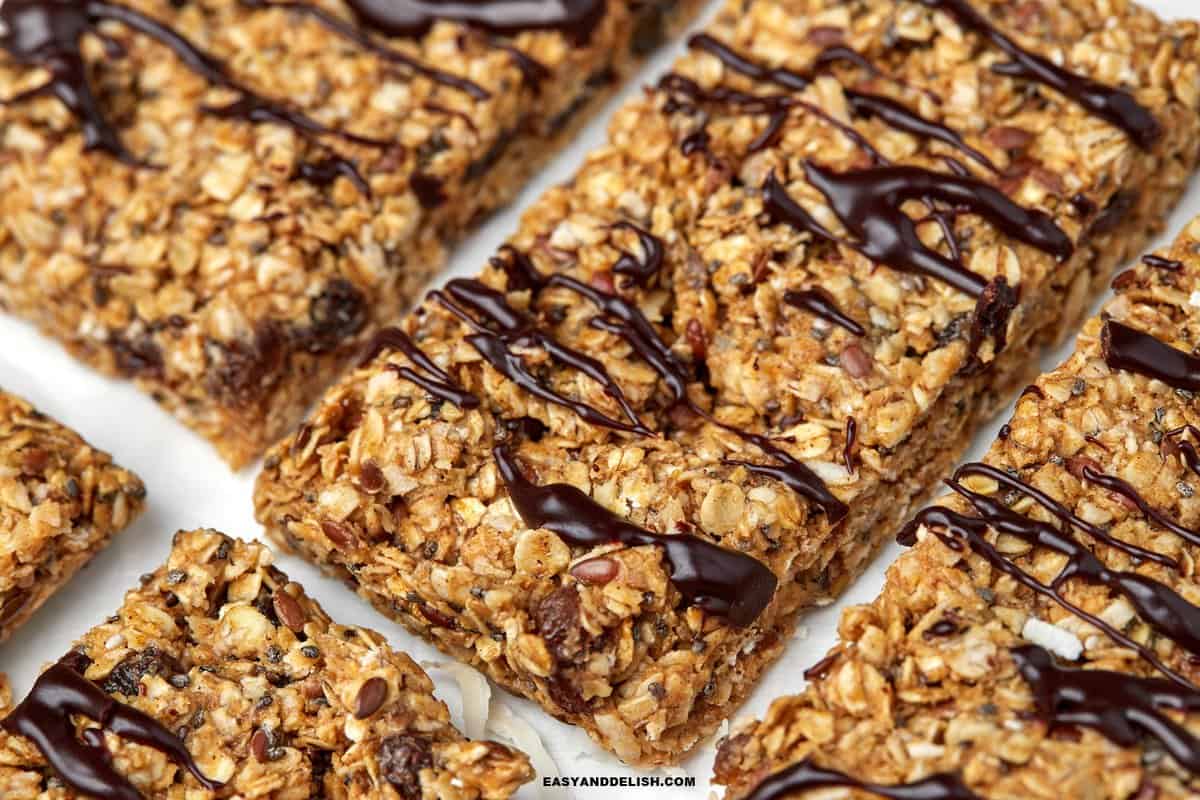 no bake snack treat made with oats.