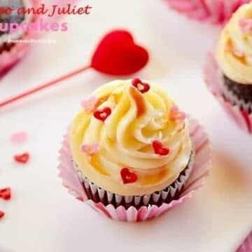 Romeo and Juliet cupcakes