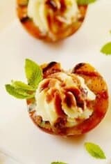 grilled-peaches-teriyaki-sauce